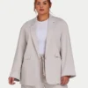 Blazers pour femme | Blazer Studio oversize – Stone Blazers pour femme | Blazer Studio oversize – Stone