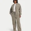 Blouson aviateur délavé Signature pour femme Blouson aviateur délavé Signature pour femme