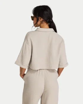 Chemise courte Resort pour femme