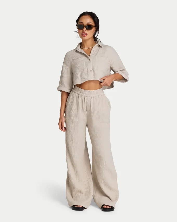 Chemise courte Resort pour femme Chemise courte Resort pour femme