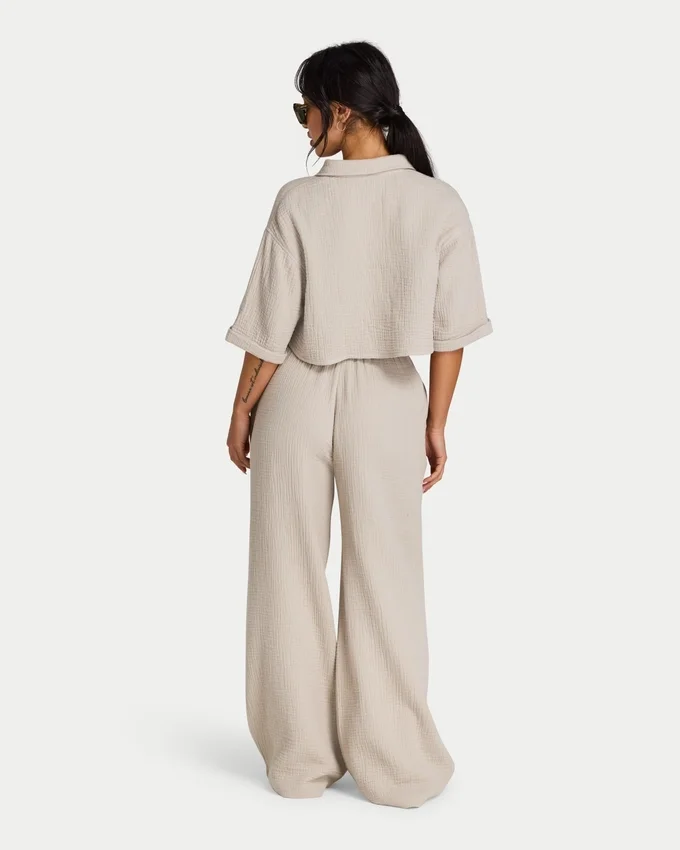 Chemise courte Resort pour femme Chemise courte Resort pour femme