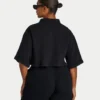 Chemise courte Resort pour femme – noire Chemise courte Resort pour femme – noire