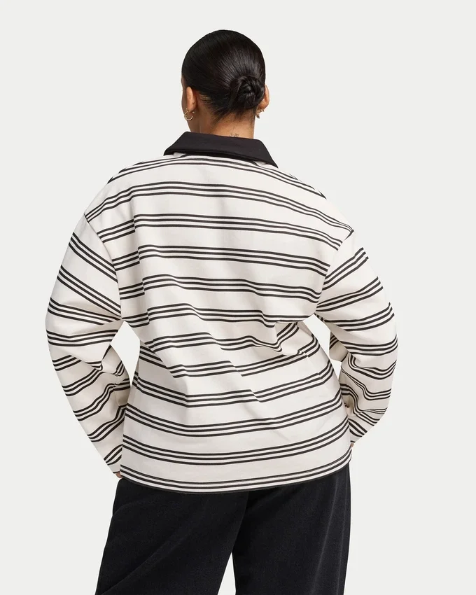 Chemise de rugby rayée pour femme Chemise de rugby rayée pour femme