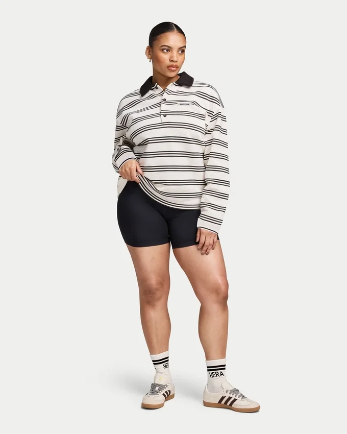 Chemise de rugby rayée pour femme Chemise de rugby rayée pour femme