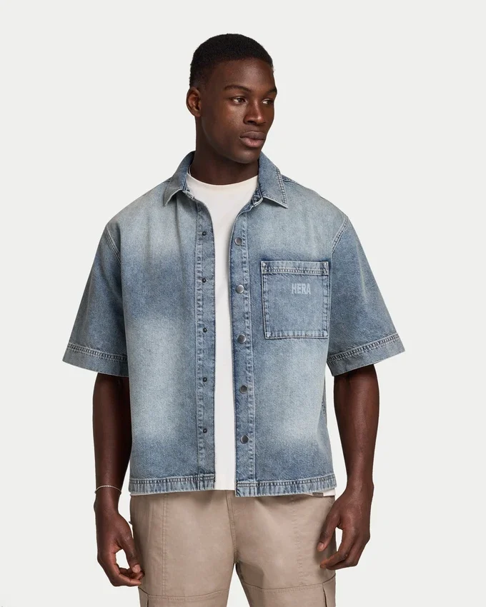 Chemise en denim pour homme Chemise en denim pour homme