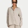 Chemise à manches longues Resort pour femme Chemise à manches longues Resort pour femme
