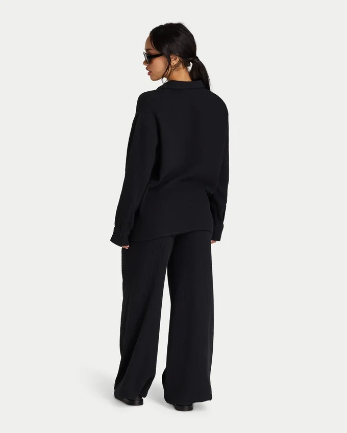 Chemise à manches longues Resort pour femme Chemise à manches longues Resort pour femme