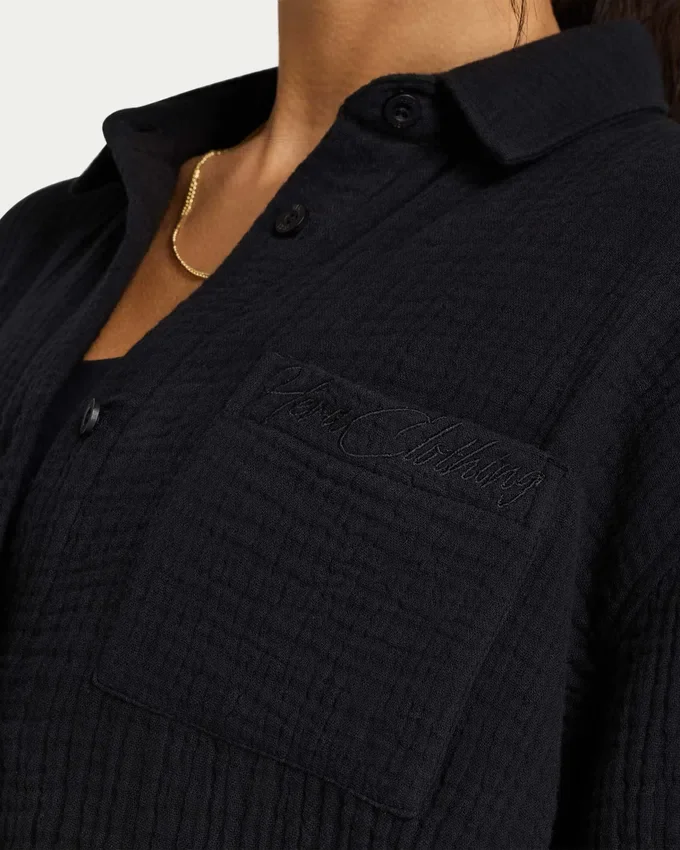 Chemise à manches longues Resort pour femme Chemise à manches longues Resort pour femme