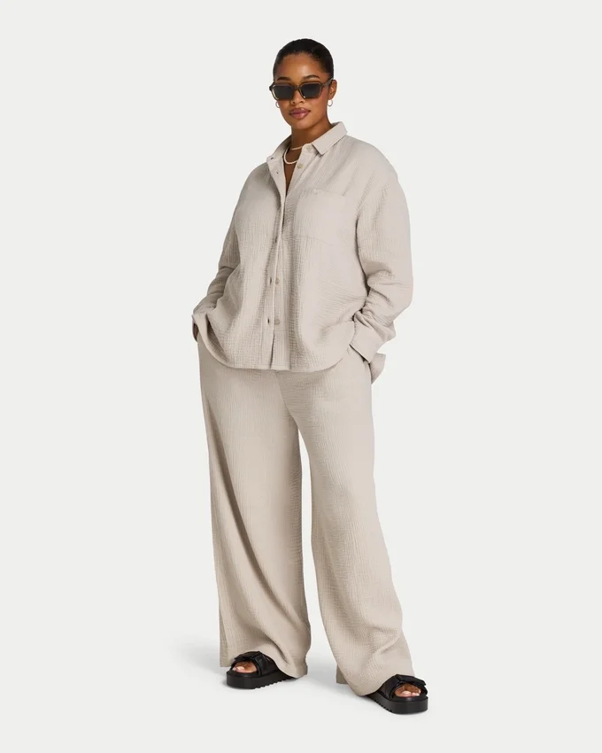 Chemise à manches longues Resort pour femme Chemise à manches longues Resort pour femme