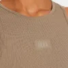 Crop-top « Base Racer » pour femme – gris-vert Crop-top « Base Racer » pour femme – gris-vert