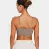Crop top incontournable pour femme – gris marais Crop top incontournable pour femme – gris marais