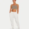 Crop top incontournable pour femme – gris marais Crop top incontournable pour femme – gris marais
