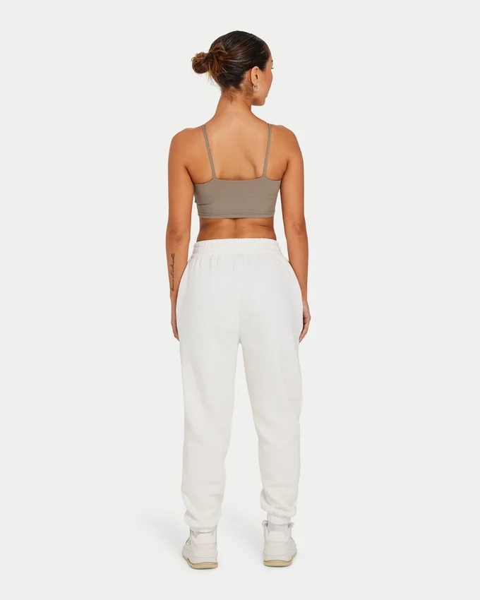 Crop top incontournable pour femme – gris marais Crop top incontournable pour femme – gris marais