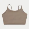 Crop top incontournable pour femme – gris marais Crop top incontournable pour femme – gris marais