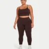 Crop top incontournable pour femme – marron ardoise Crop top incontournable pour femme – marron ardoise