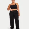 Crop top incontournable pour femme – noir Crop top incontournable pour femme – noir