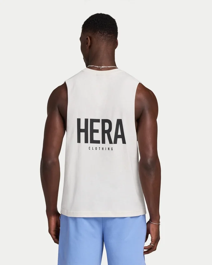 Débardeur classique pour homme – blanc Débardeur classique pour homme – blanc