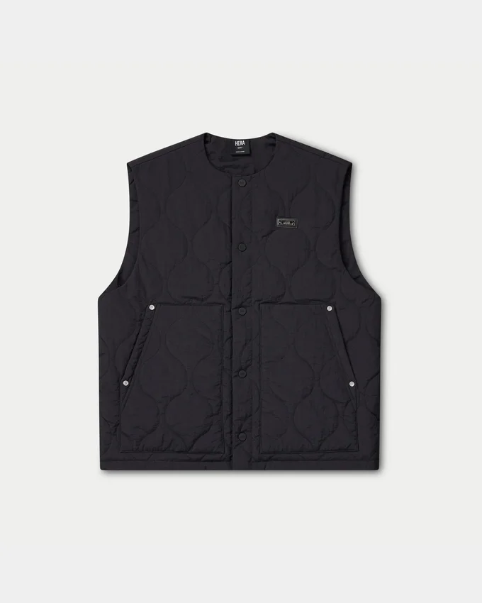 Gilet utilitaire matelassé pour homme – noir Gilet utilitaire matelassé pour homme – noir