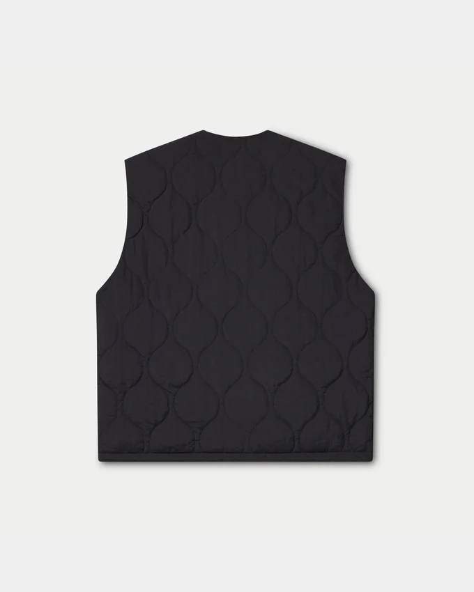 Gilet utilitaire matelassé pour homme – noir Gilet utilitaire matelassé pour homme – noir