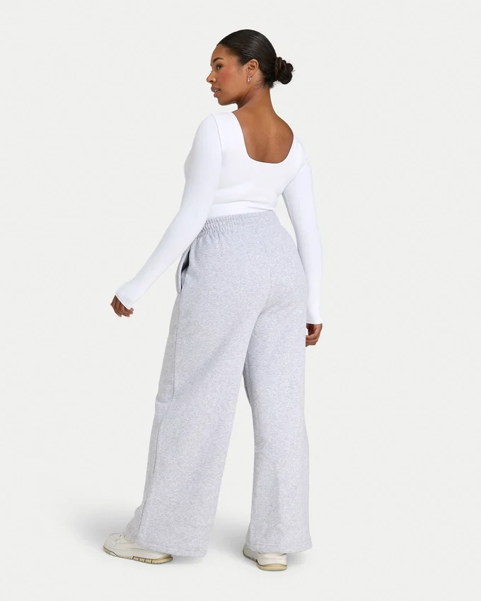 Haut à manches longues Dual Wear pour femme – blanc Haut à manches longues Dual Wear pour femme – blanc