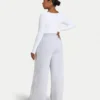 Haut à manches longues Dual Wear pour femme – blanc Haut à manches longues Dual Wear pour femme – blanc