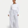 Haut à manches longues Dual Wear pour femme – blanc Haut à manches longues Dual Wear pour femme – blanc