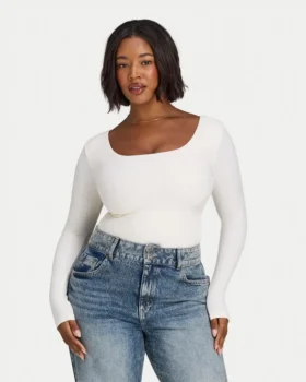 Haut à manches longues Essential Dual Wear pour femme