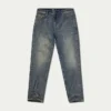 Jean de denim décontracté pour homme – délavage moyen