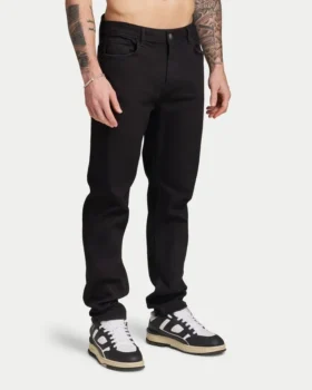 Jean de denim décontracté pour homme – noir