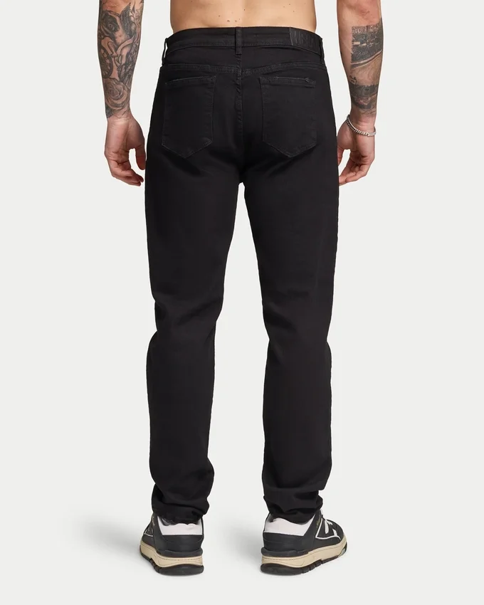 Jean de denim décontracté pour homme – noir Jean de denim décontracté pour homme – noir