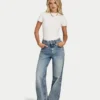 Jean droit pour femme