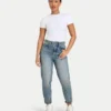 Jean « mom » pour femme – délavage moyen Jean « mom » pour femme – délavage moyen