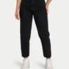 Jean « mom » pour femme – noir délavé Jean « mom » pour femme – noir délavé