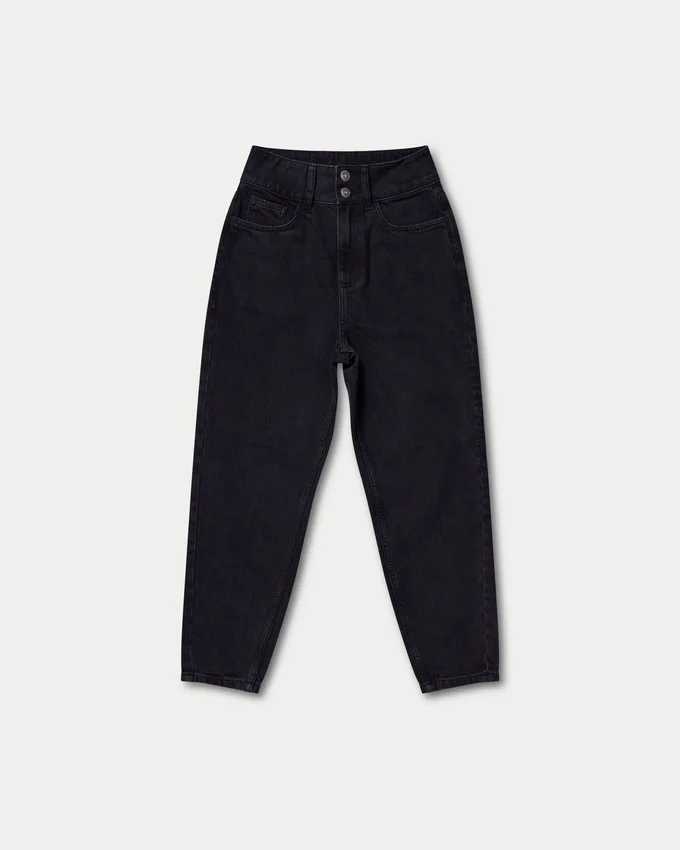 Jean « mom » pour femme – noir délavé Jean « mom » pour femme – noir délavé