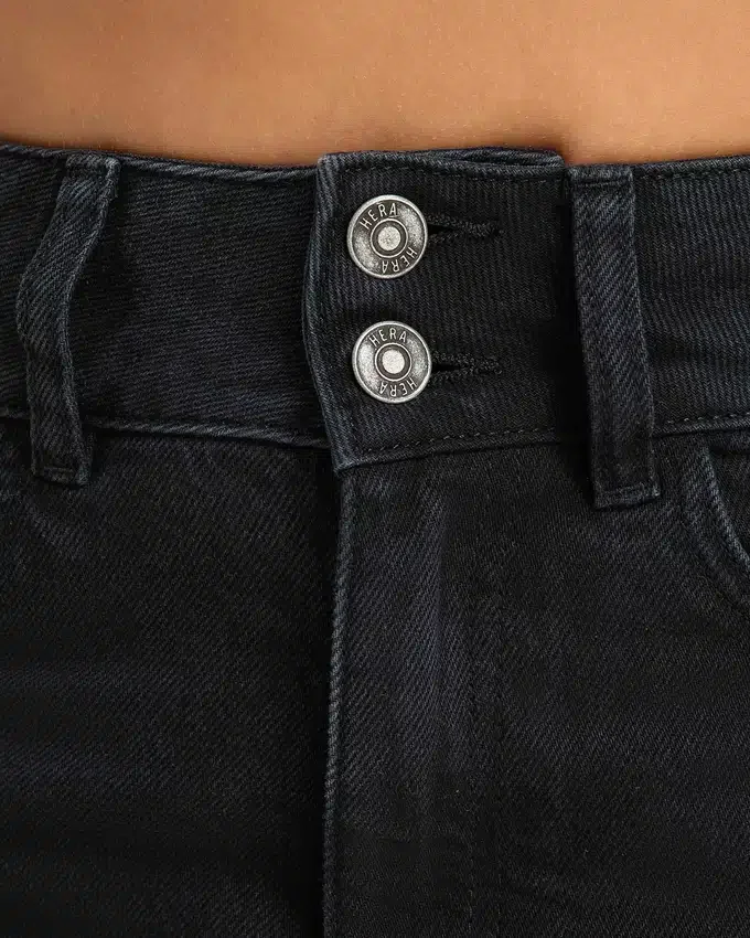 Jean « mom » pour femme – noir délavé Jean « mom » pour femme – noir délavé