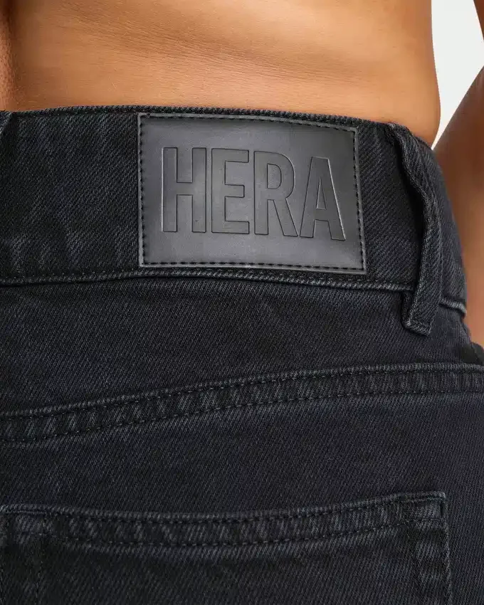 Jean « mom » pour femme – noir délavé Jean « mom » pour femme – noir délavé