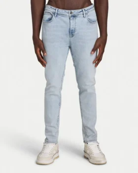 Jean slim pour homme – bleu clair