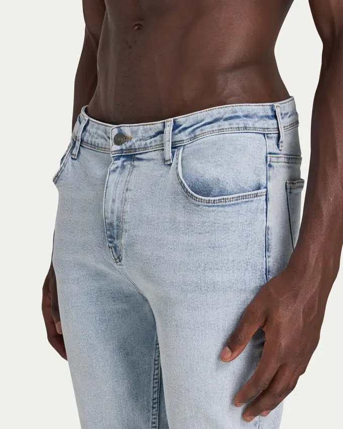 Jean slim pour homme – bleu clair Jean slim pour homme – bleu clair
