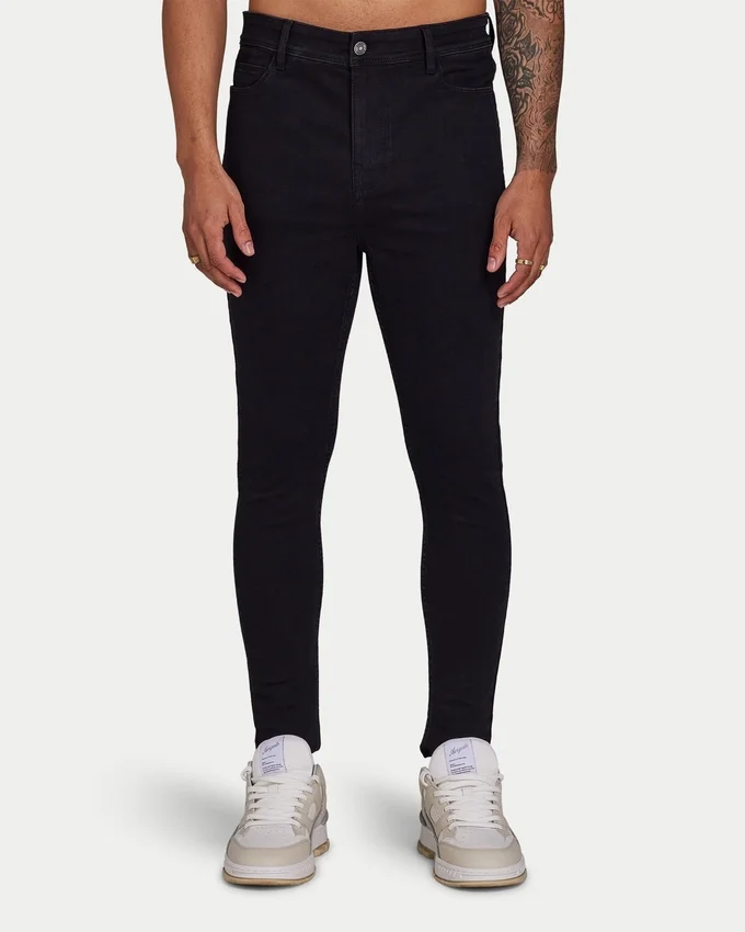 Jean Spray-On pour homme – noir Jean Spray-On pour homme – noir