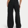 Jeans larges pour femme – noir