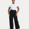 Jeans larges pour femme – noir