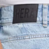 Jeans larges pour femmes – bleu clair Jeans larges pour femmes – bleu clair