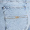 Jeans larges pour femmes – bleu clair Jeans larges pour femmes – bleu clair