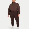 Legging incontournable pour femme – marron ardoise