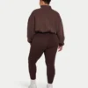 Legging incontournable pour femme – marron ardoise