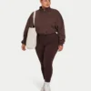 Legging incontournable pour femme – marron ardoise