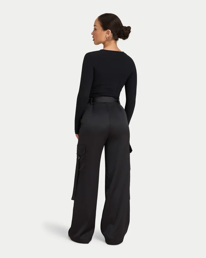 Pantalon cargo ajusté pour femme Pantalon cargo ajusté pour femme