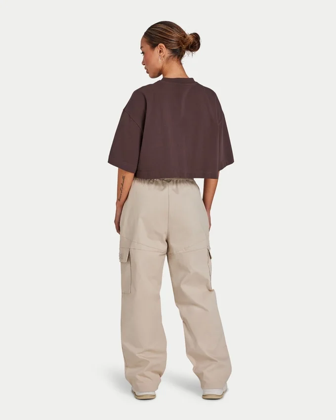 Pantalon cargo femme – couleur avoine Pantalon cargo femme – couleur avoine