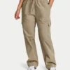 Pantalon cargo femme – gris-vert Pantalon cargo femme – gris-vert