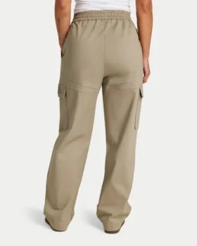 Pantalon cargo femme – gris-vert